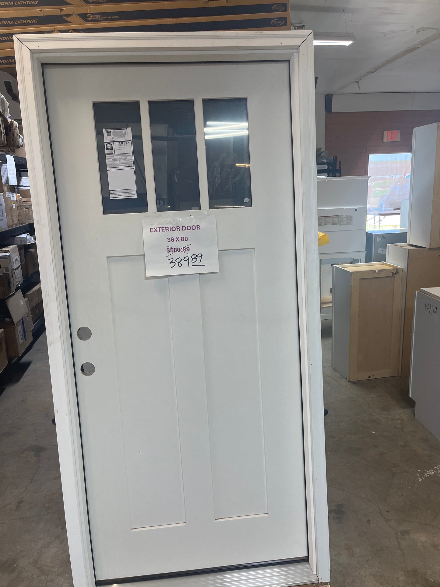 36 x 80 exterior prehung door