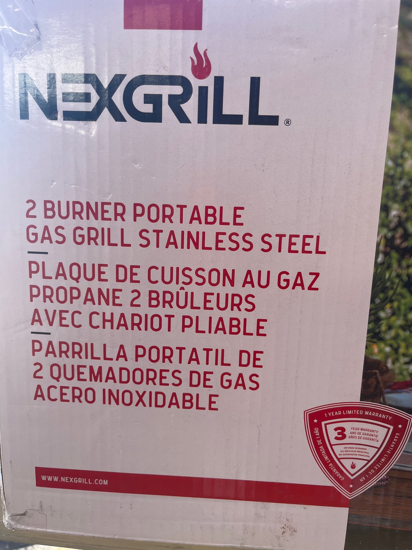Nexgrill two burner portable