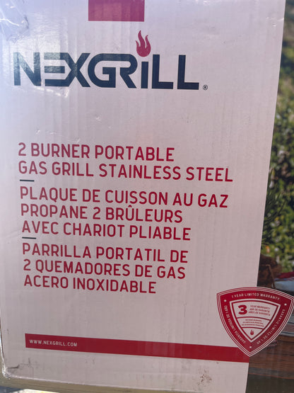 Nexgrill two burner portable