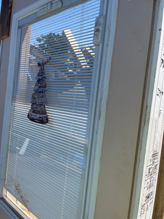 Prehung half window door