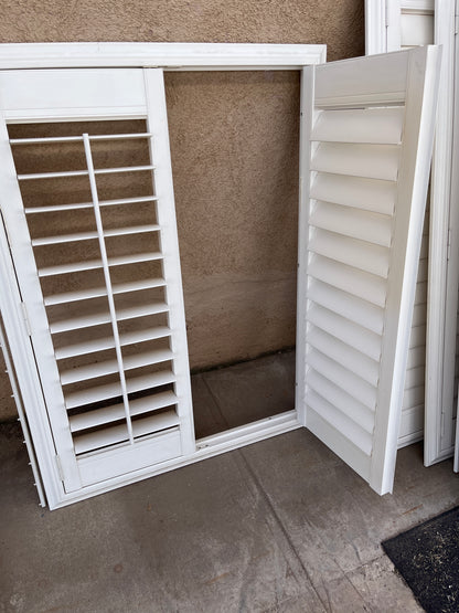 Gorgeous vinyl shutters