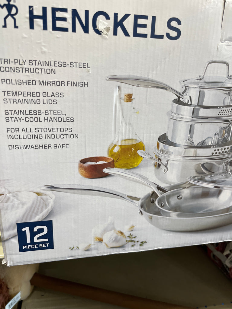 Henckels 12 piece cookware set