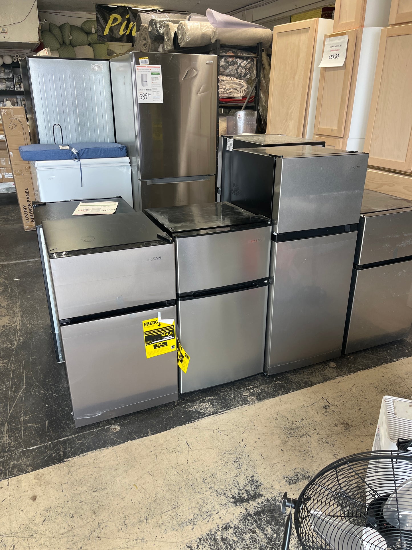 Refrigerators and freezers