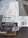 Gray ash peel and stick planks