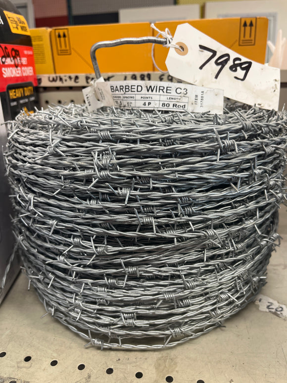 Large roll barbed wire