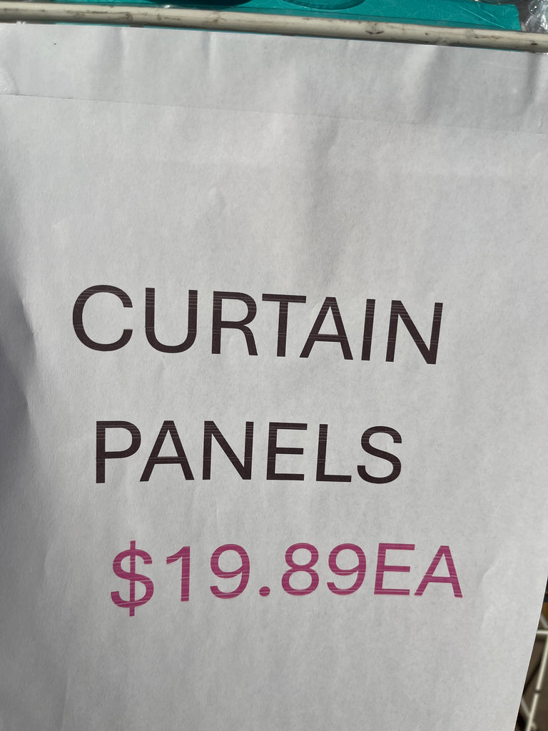 Curtains $19.89