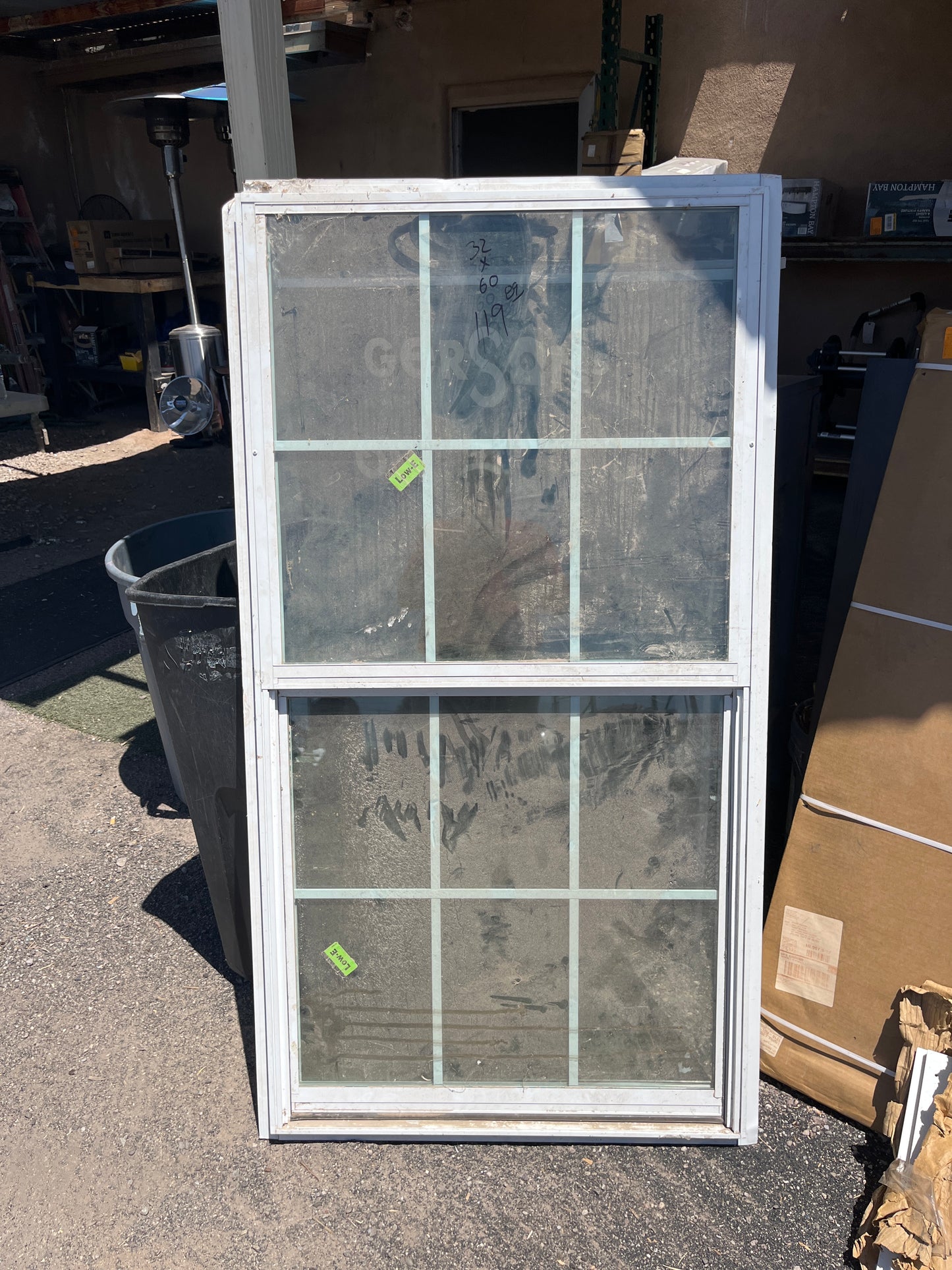 Low-E double hung window