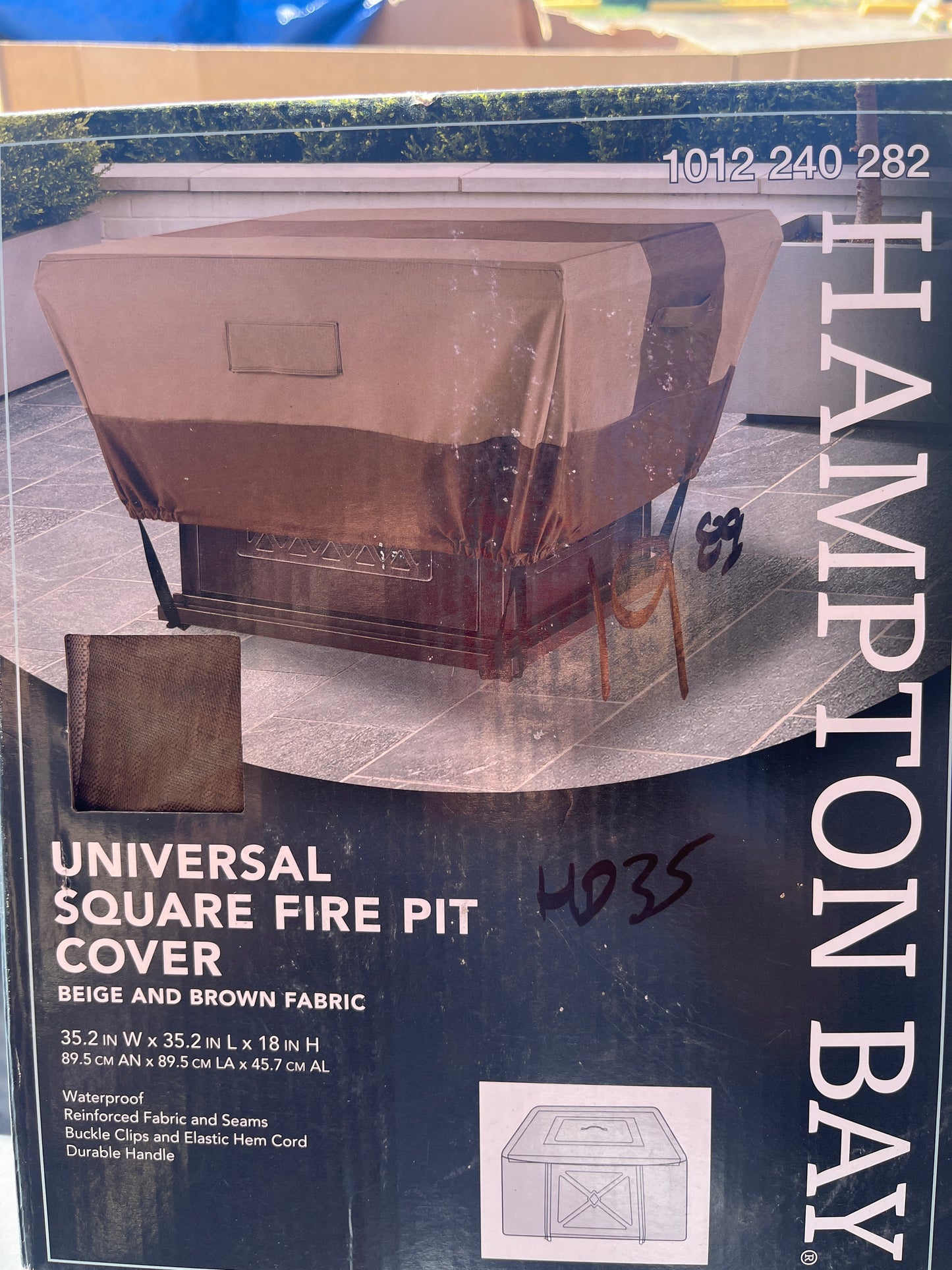 Universal Square fire pit cover
