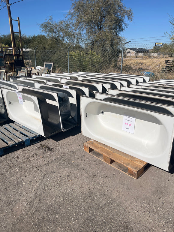 Bathtubs galore!