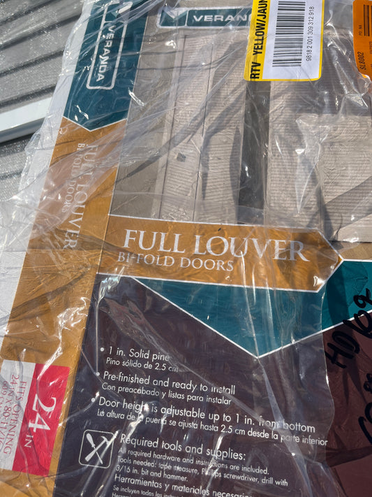 Full louver, bifold doors