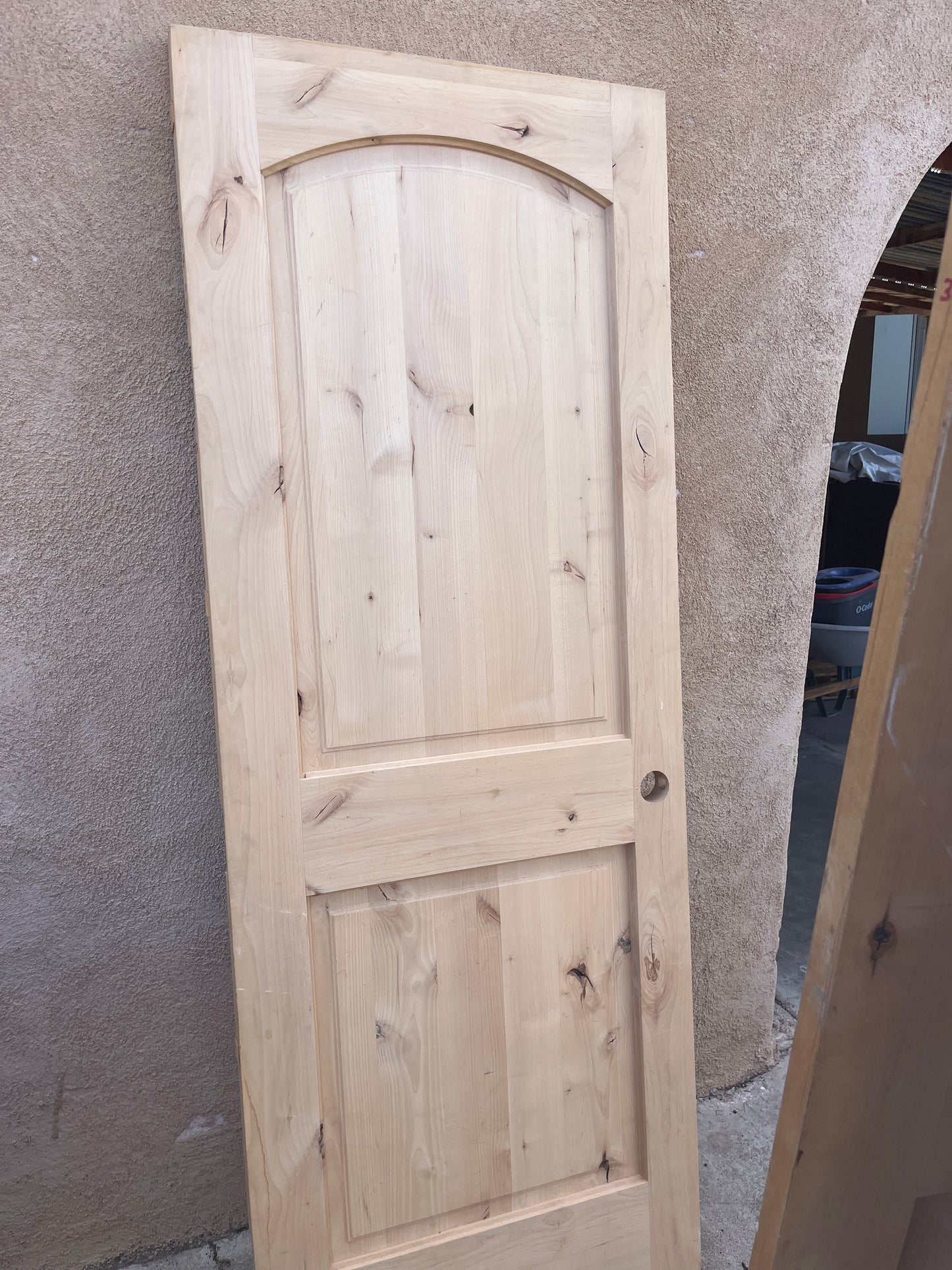 Gorgeous exterior knotty Alder door