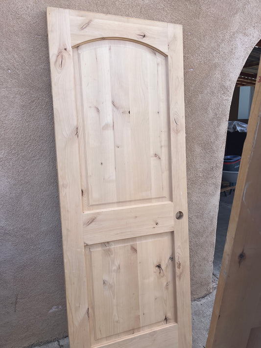 Gorgeous exterior knotty Alder door