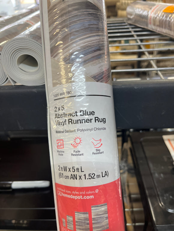 StyleWell vinyl rinner rug
