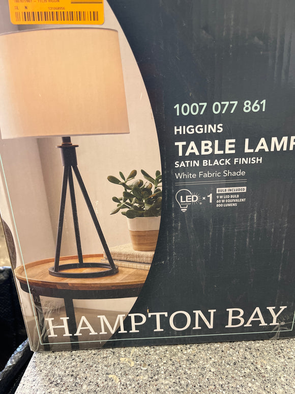 Set of three table lamps