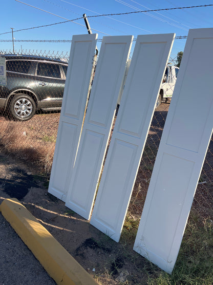 Two panel doors 15” x 80”