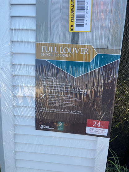 Variety of louvered bifold doors