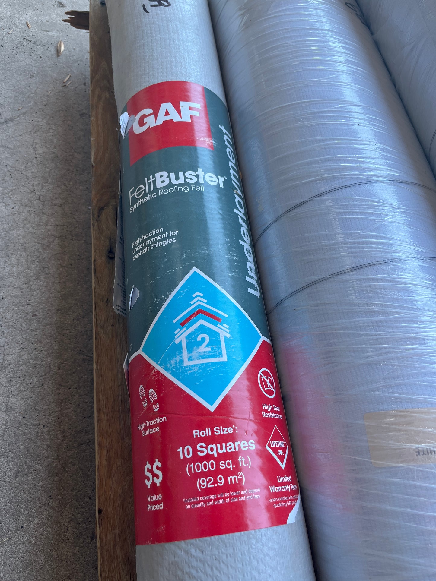 Felt Buster synthetic roofing felt