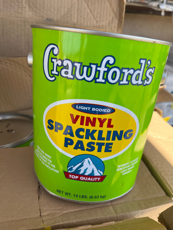 Crawfords vinyl spackling paste