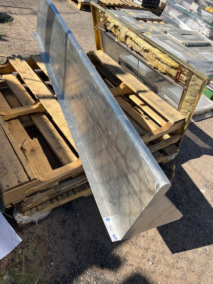 Stainless steel restaurant shelf