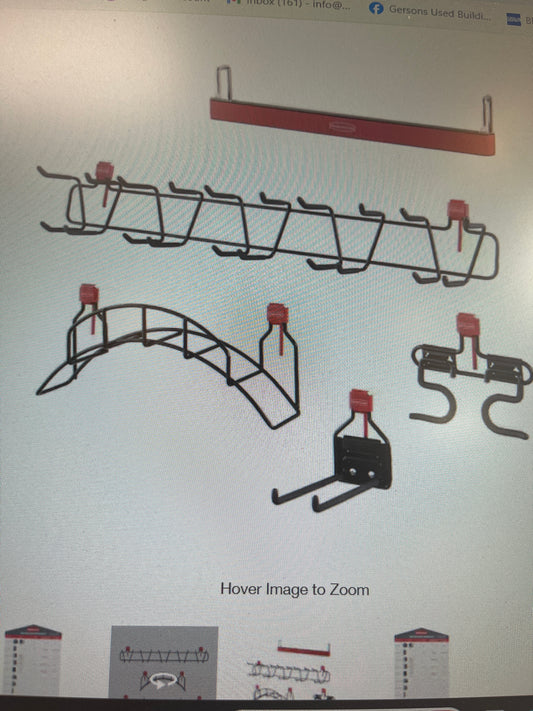 Rubbermaid large shed accessory kit