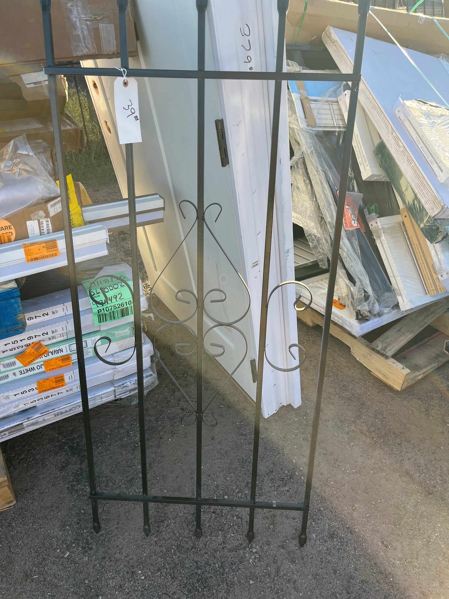 Wrought iron window guard
