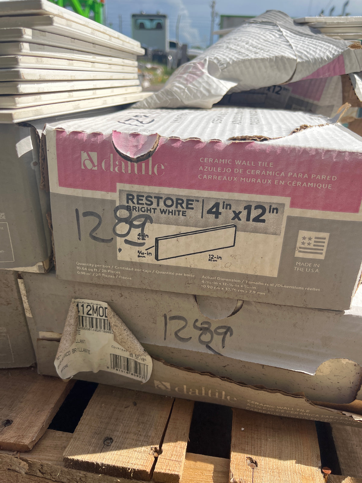 White Restore Bright white restore 12 x 4 tile – Gersons Building Materials