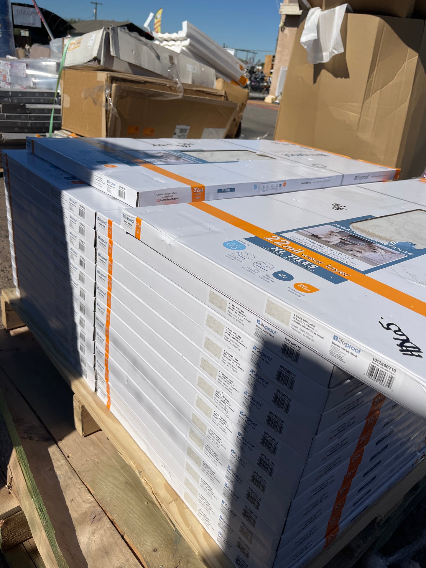 XL Lifeproof large rigid core vinyl tile flooring