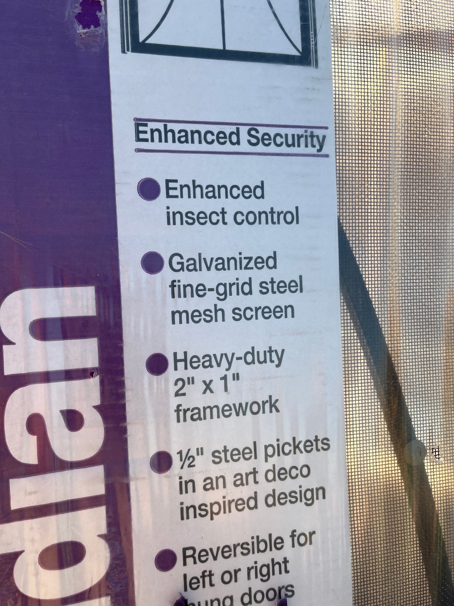 Meridian, enhanced security copper door