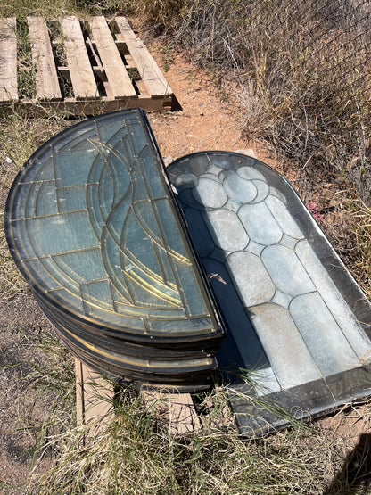 Leaded glass windows