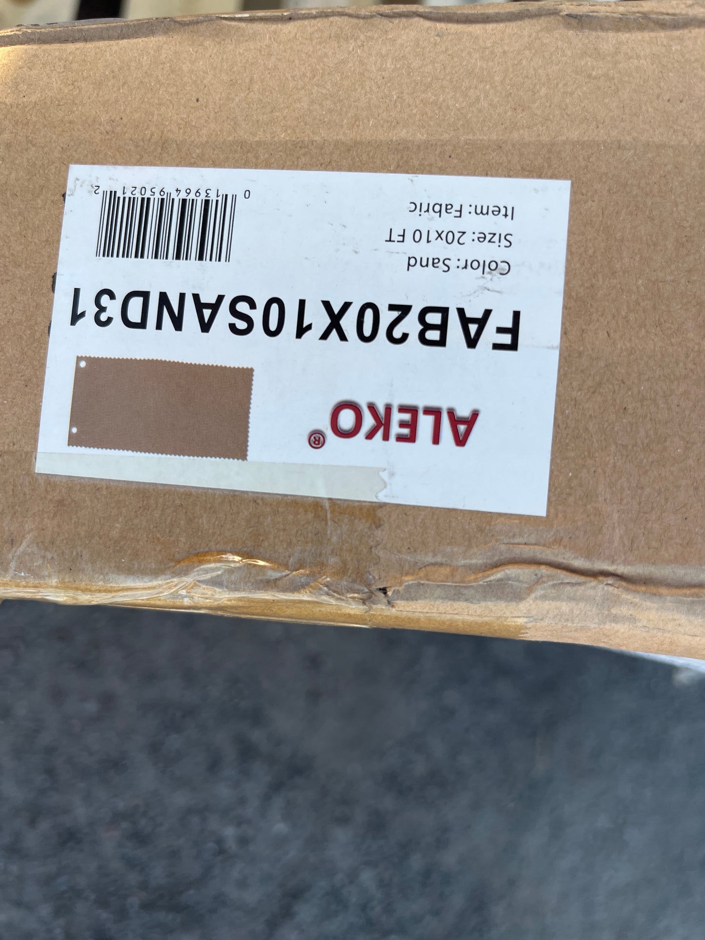 Aleko awning fabric replacement