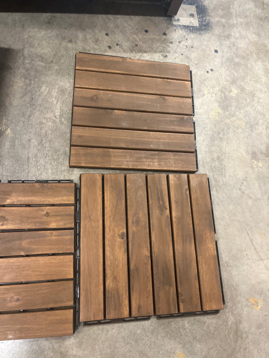 Wood 12 x 12 flooring