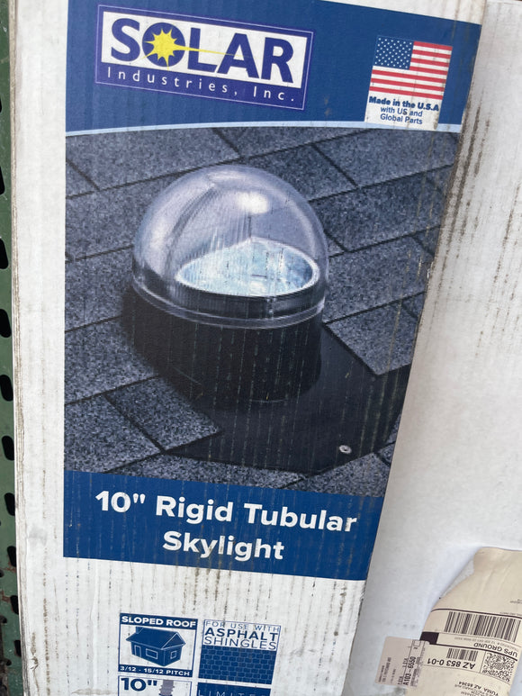 10 inch rigid tubular skylight