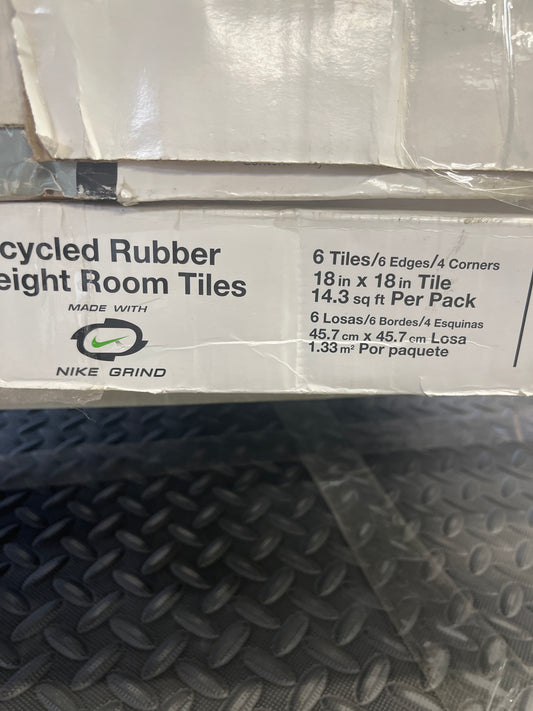 Weight room tiles