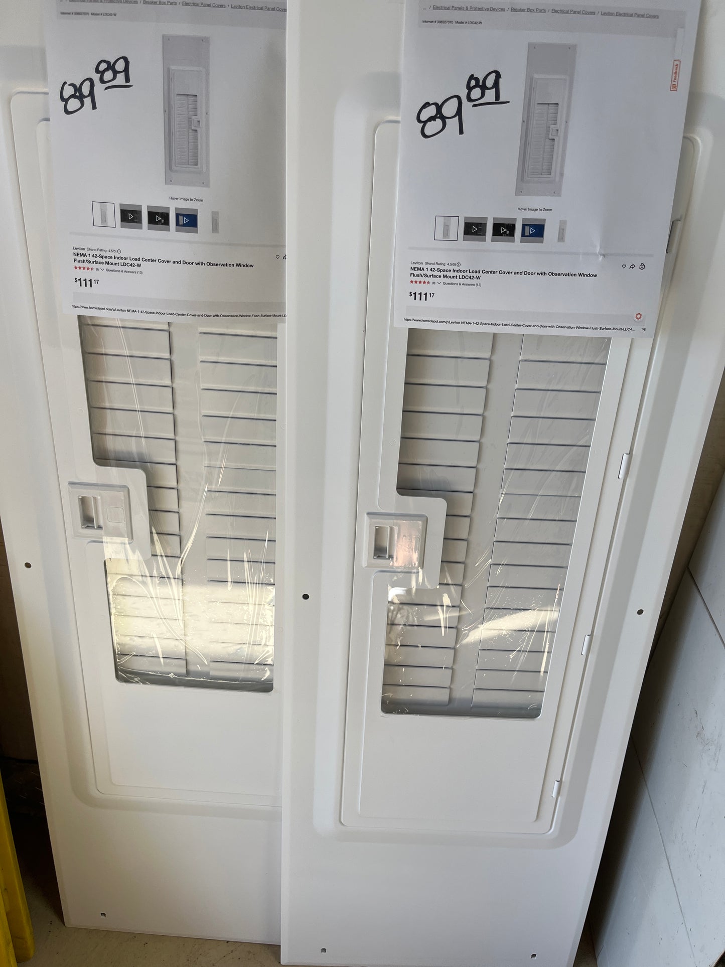 Electrical panel cover