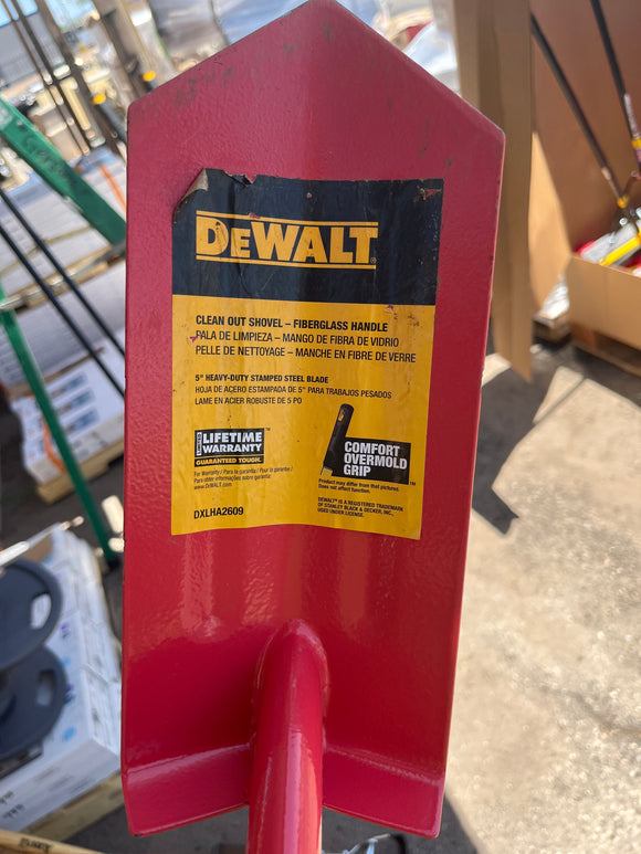 DeWalt cleanout shovel