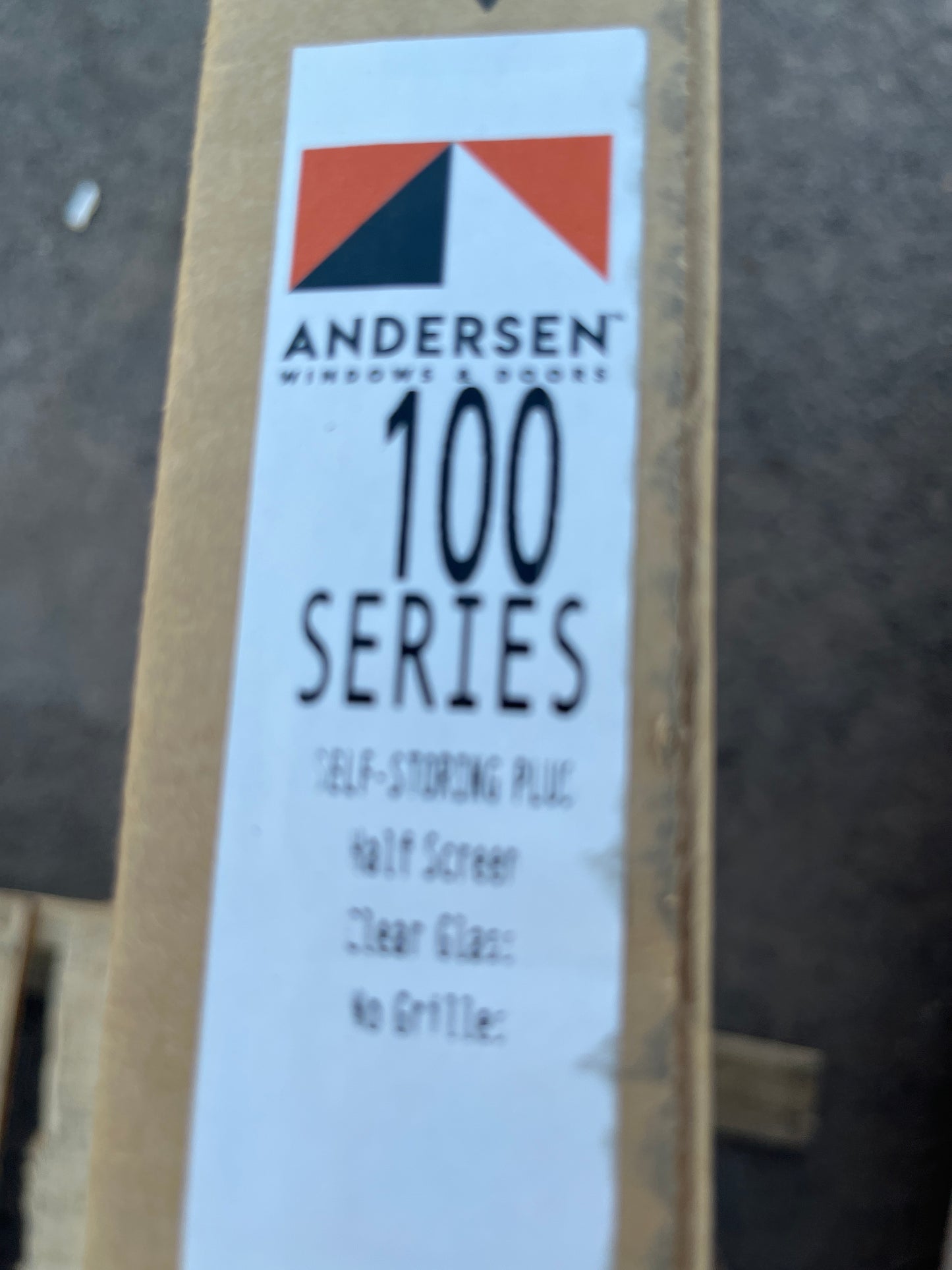 Andersen storm and screen door