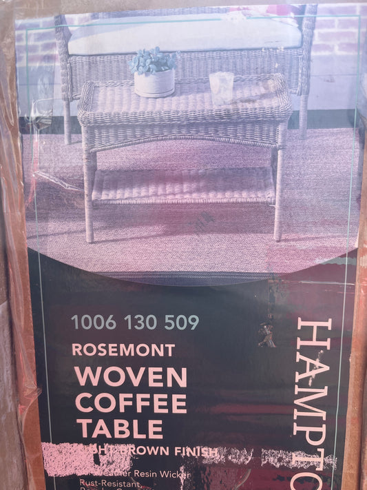 Rosemont woven coffee table
