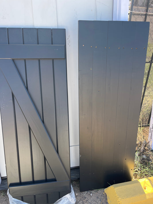 Americraft real wood five board shutters