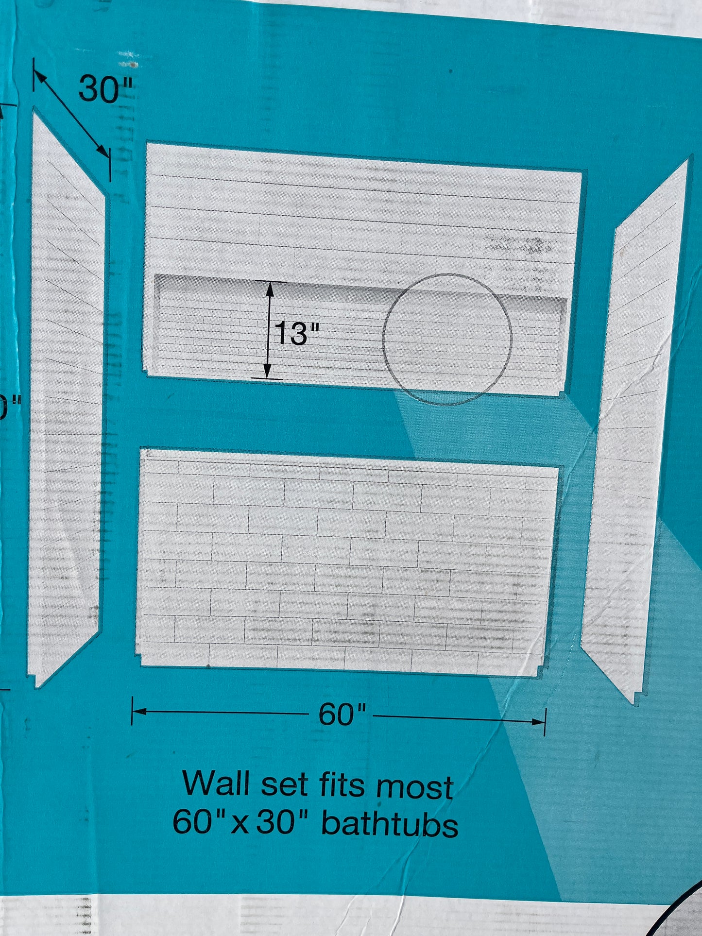 Bootz Nextilr four piece wall set