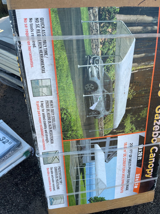 200 square-foot gazebo canopy