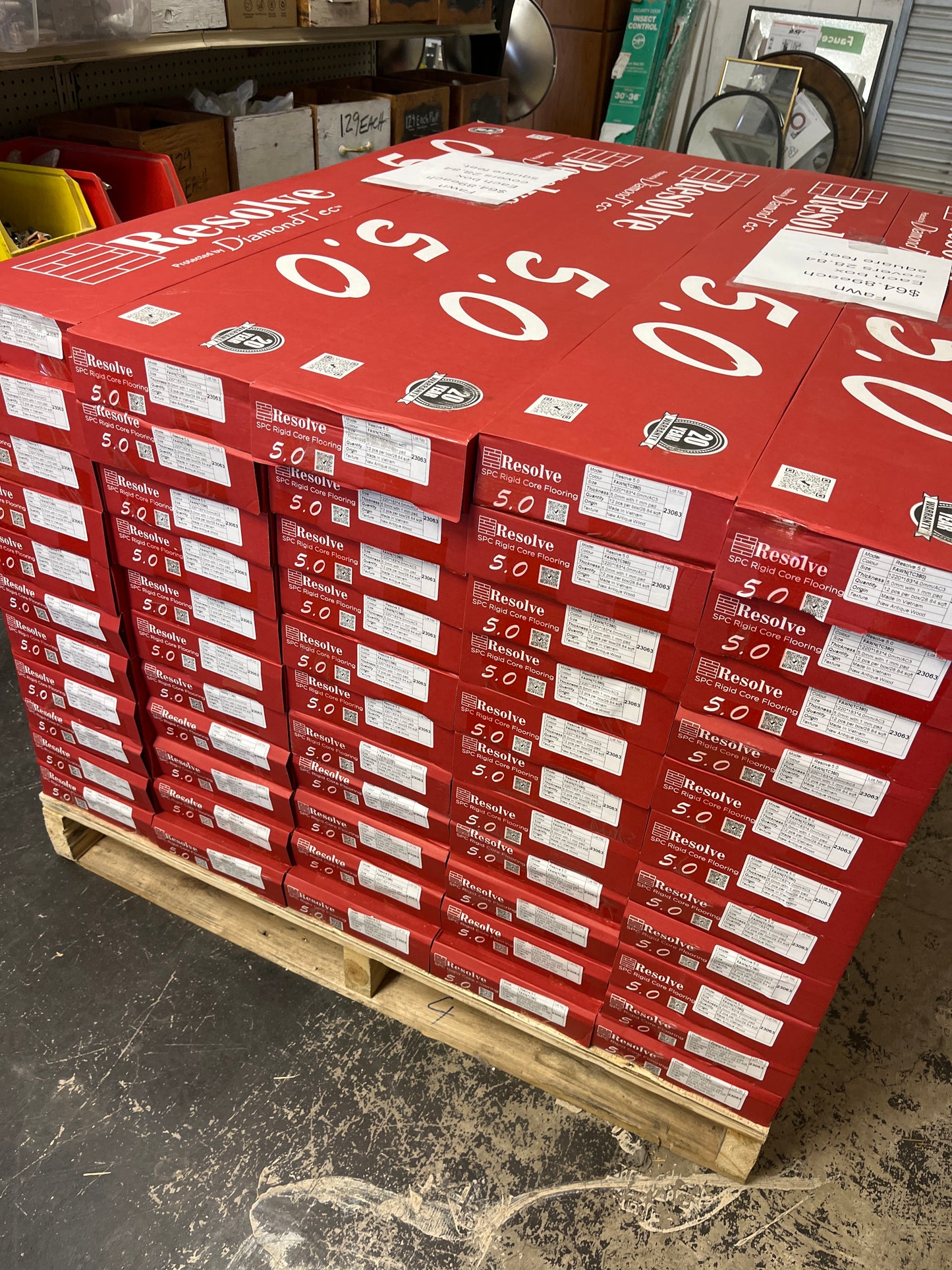 Resolve rigid core flooring