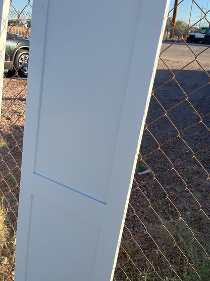 Two panel doors 15” x 80”