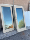 FiberGlass and wood door set