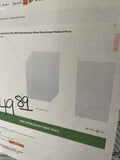 Six piece twin wall, polycarbonate, greenhouse panels