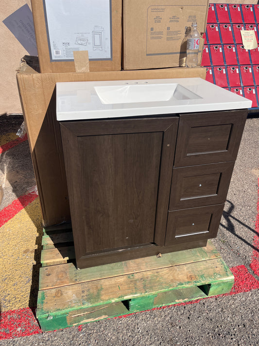 31 inch banister vanity with top