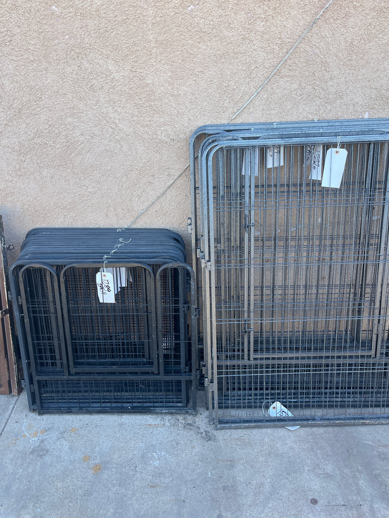 Portable dog enclosures