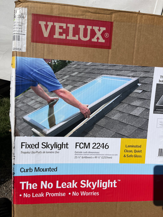 Velu fixed skylight