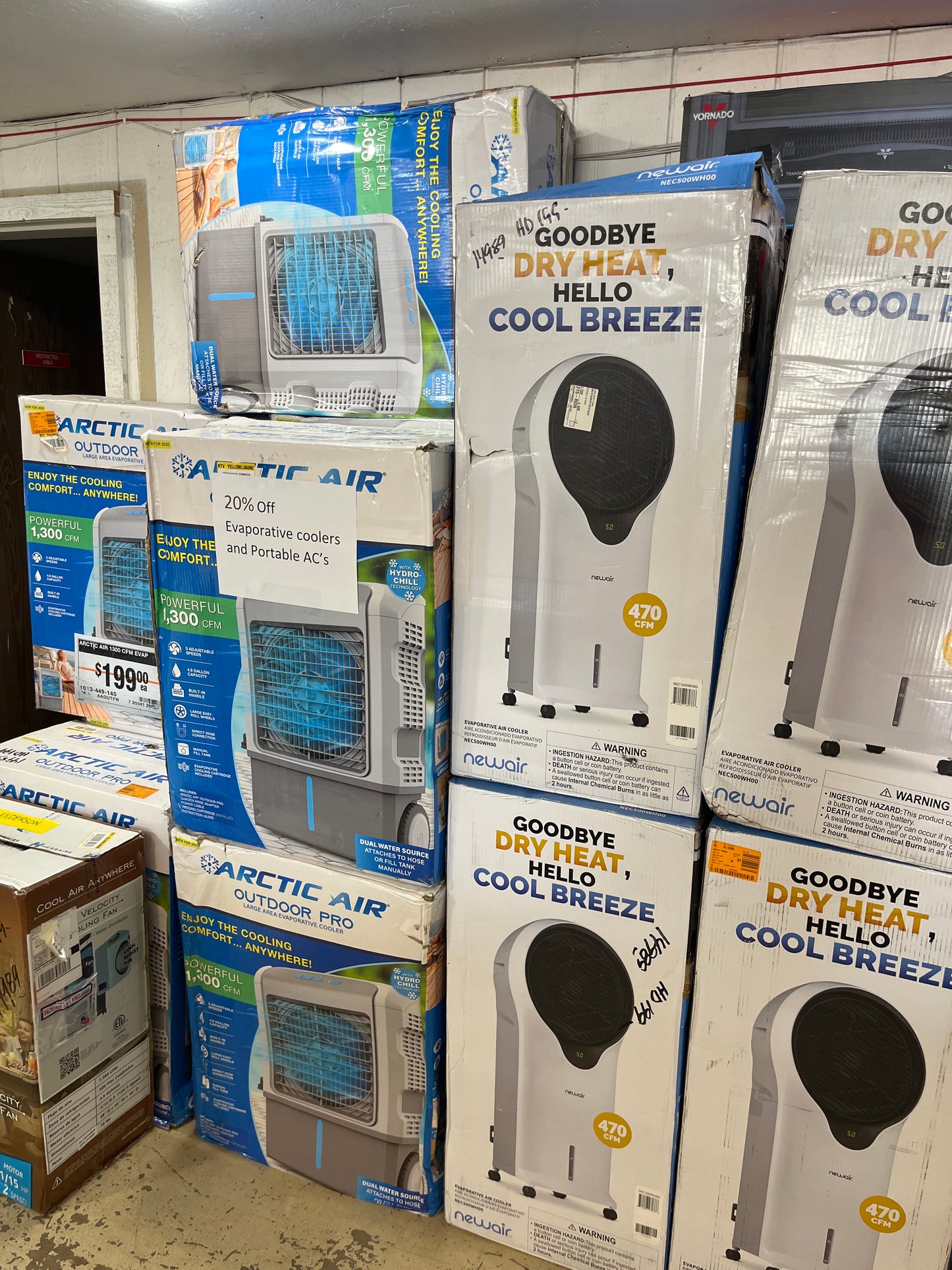 It’s hot! Check out our coolers