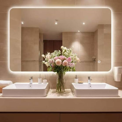 Rectangular Frameless LED Backlit Light