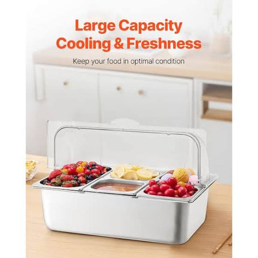 Countertop Food Serving Display Container